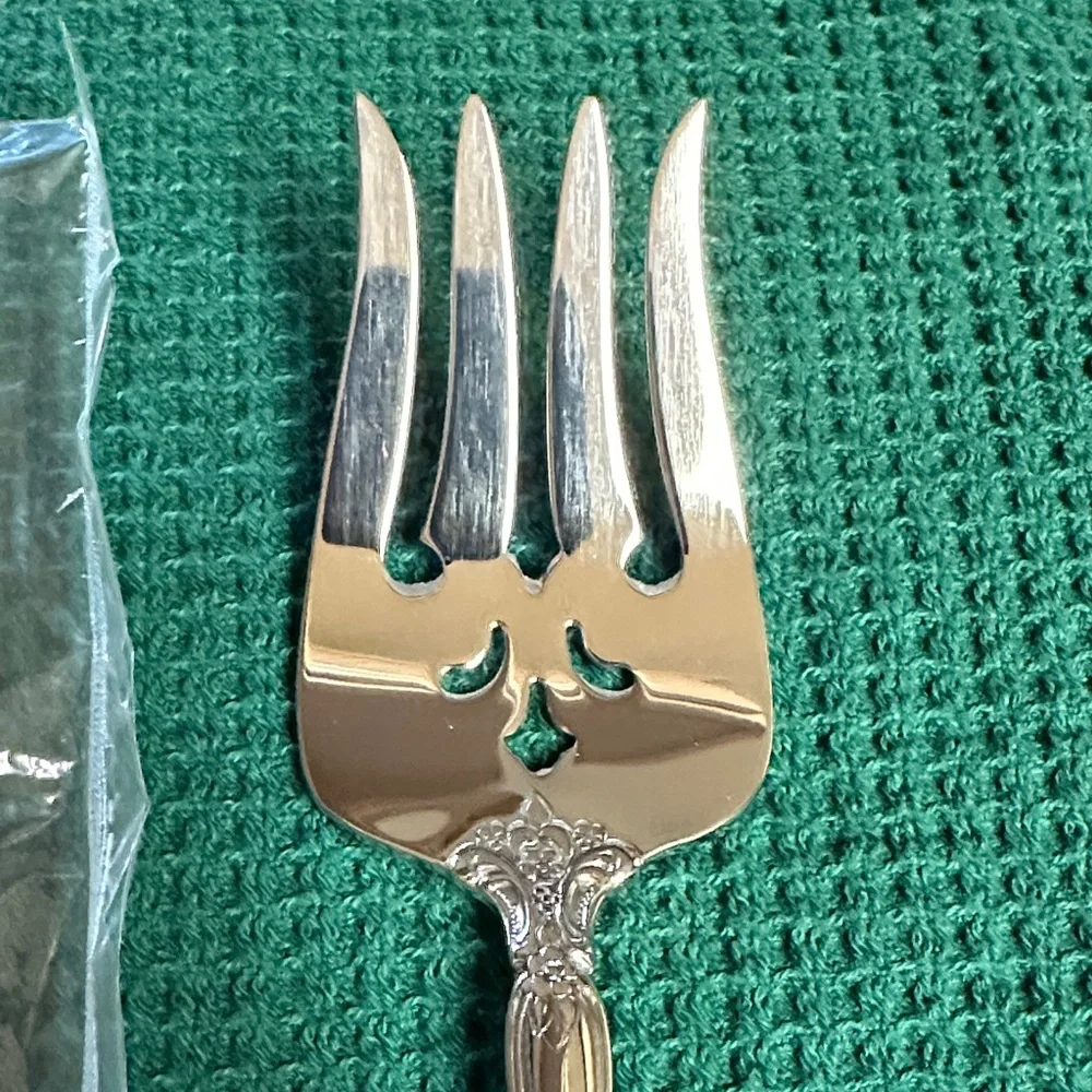 Oneida Heirloom Stainless 2 Piece Serving Set Michelangelo Pattern 🆕